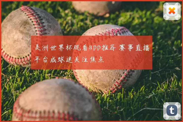 美洲世界杯观看app推荐 赛事直播平台成球迷关注焦点