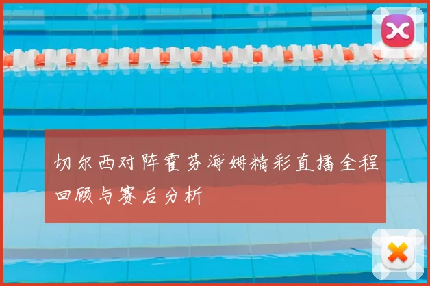 切尔西对阵霍芬海姆精彩直播全程回顾与赛后分析