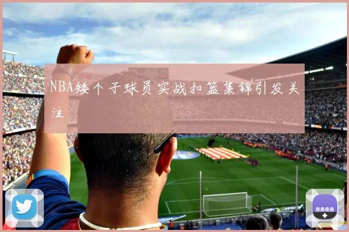 NBA矮个子球员实战扣篮集锦引发关注